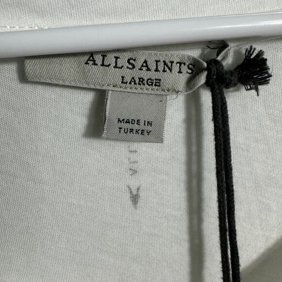 NWT AllSaints Kay V-Neck Tie Sleeves - Picture 8 of 8